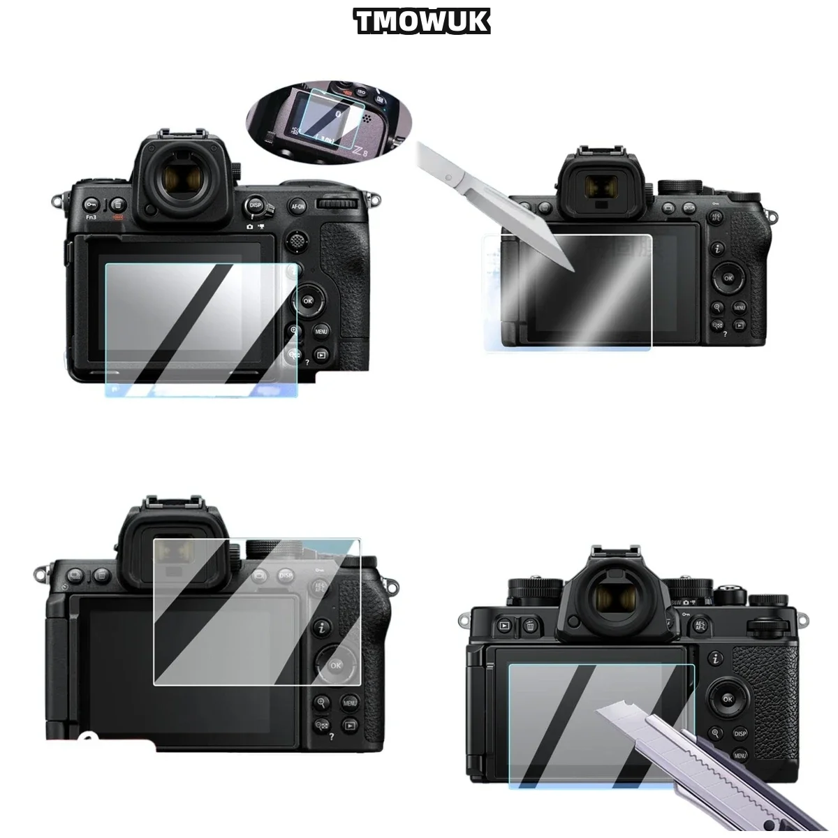 For Nikon Z50 Anti-Scratch 9H Hardness LCD Protector - Privacy Matte Screen Film With Precise Cutouts