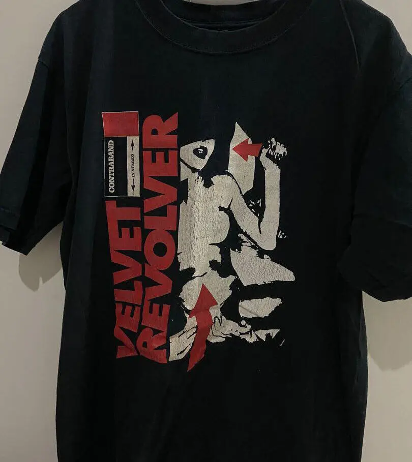 Vintage Velvet Revolver Contraband Band Black All Size Men'S T Shirt Ac478