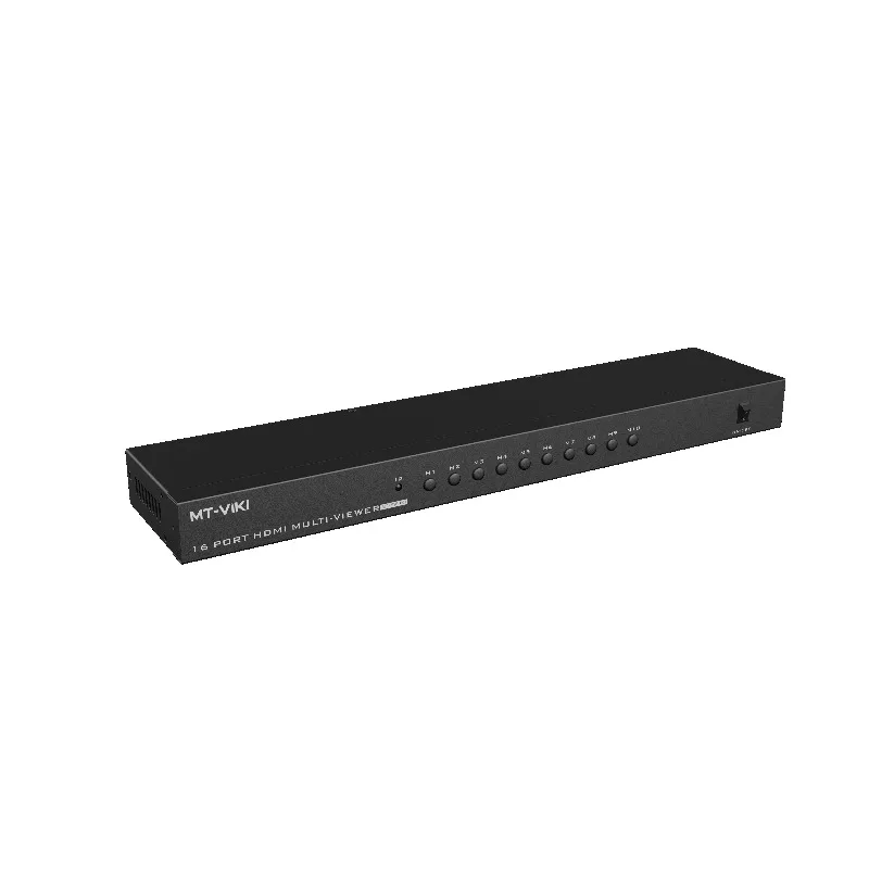 HDMI Multiviewer 16X1, HDMI Selector 1080p Video Wall Quad Screen HDMI Multi-viewer 16 In 1 Out