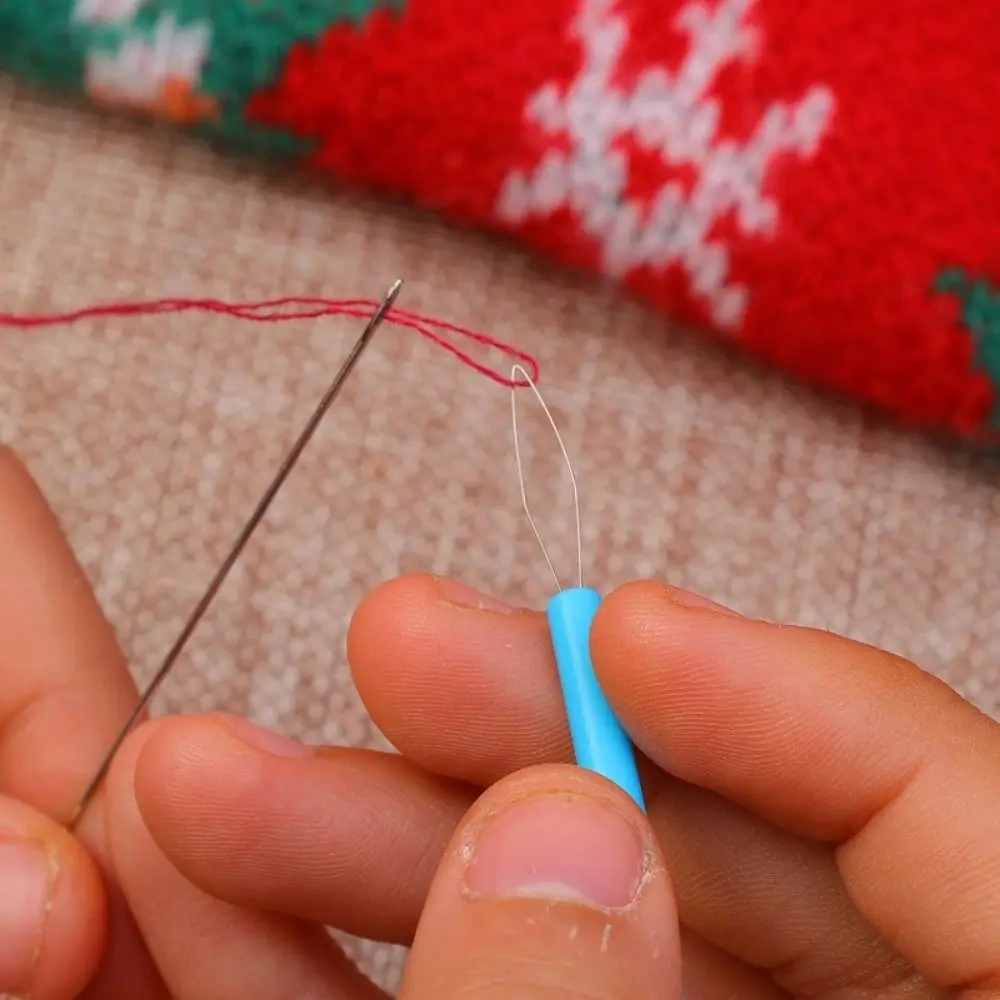 10Pcs Needlework Threading Needle Threaders Sewing Accessories Embroidery Cross Stitch Hand Sewing Special Tools Long Handle