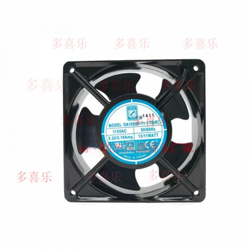 WW   FOR Qrion OA109AP-11-1 TB(R) 12038 115VAC 50/60Hz 0.20/0.19A 13/11W 12CM Cooling Fan
