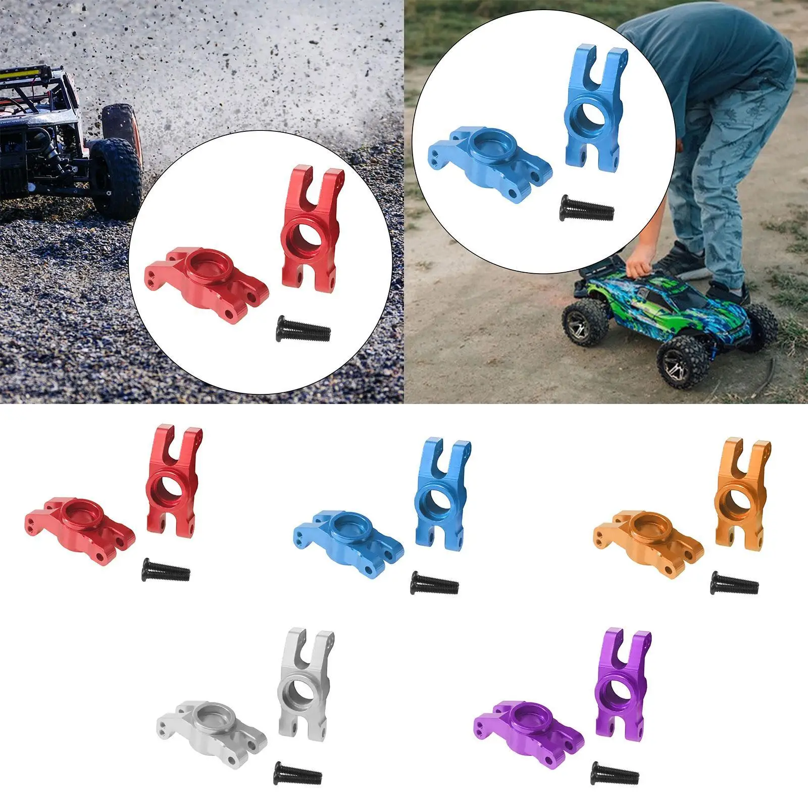 2 stuks schaal 1:14 RC achteras stoel speelgoed hobby accessoire upgrade onderdelen vervangend onderdeel voor 14211 voertuig afstandsbediening auto