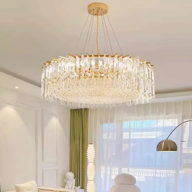 

Crystal Pendant Light Luxury Home Applicance Decoration Chandelier Kitchen Island Bedroom Living Dining Room Light Fixture Lamp