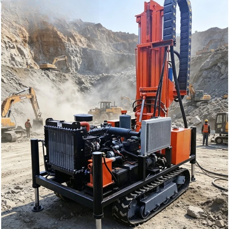 Factory Wholesale Crawler YUGONG 200m 300m Depth Water Well Drilling Rig Used for Core Drilling in Farm Construction Industries