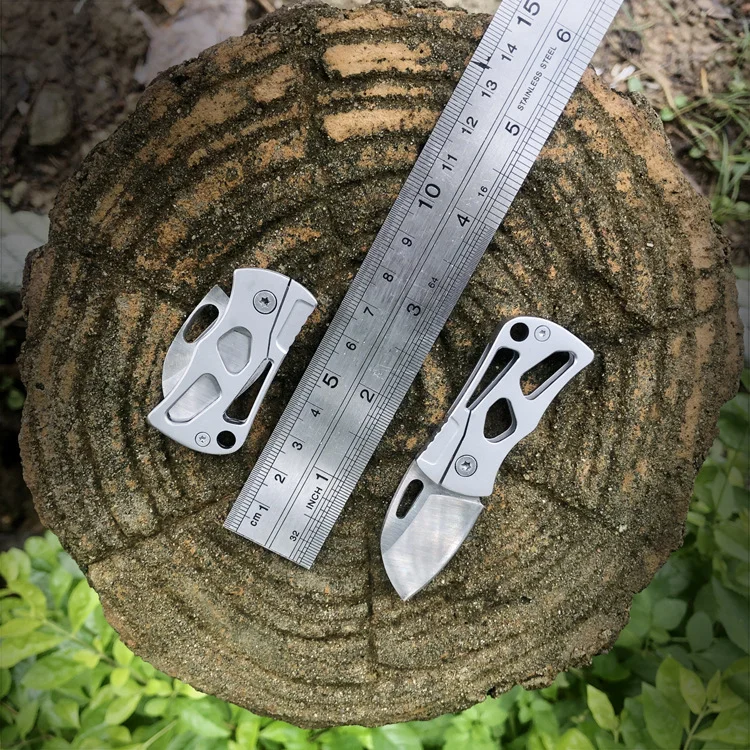 

Mini Pocket Folding Knife 5Cr13Mov Blade 420 Steel Handle For Outdoor Jungle Hiking Fishing Cutting Knife EDC Survival Tools