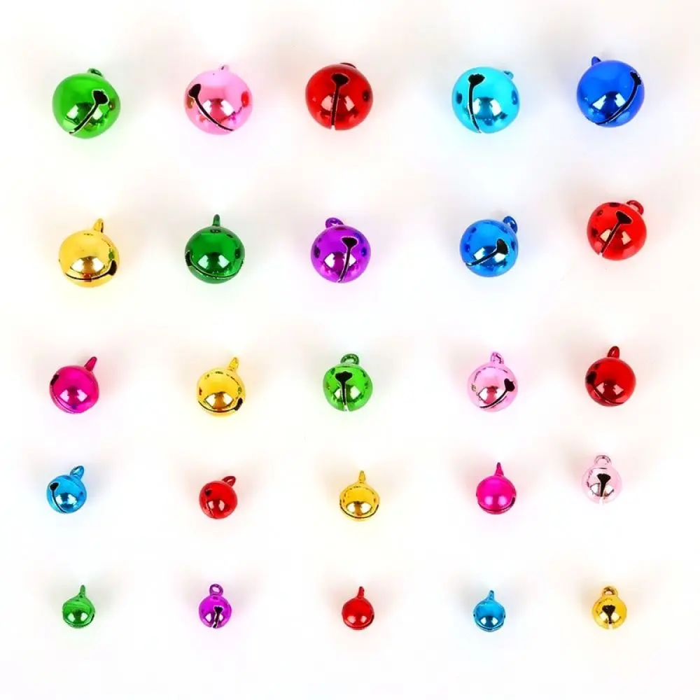 DIY Jewelry Crafting Jingle Bells Electroplated Copper Metal Bell Pendant Festive Accessory Supplies Ornament