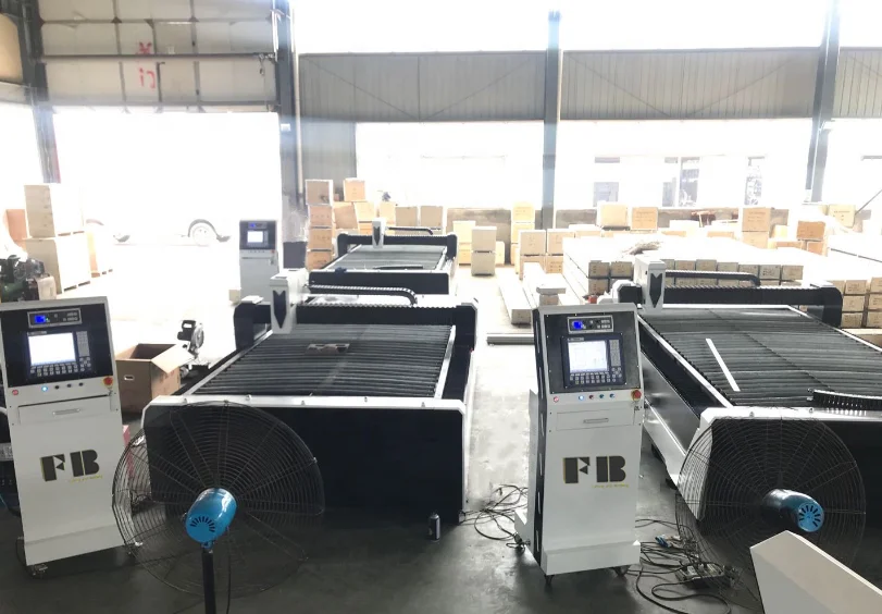 New Solid Table Type Plasma Cutting Machine with CNC Servo Motor 220V Steel Construction