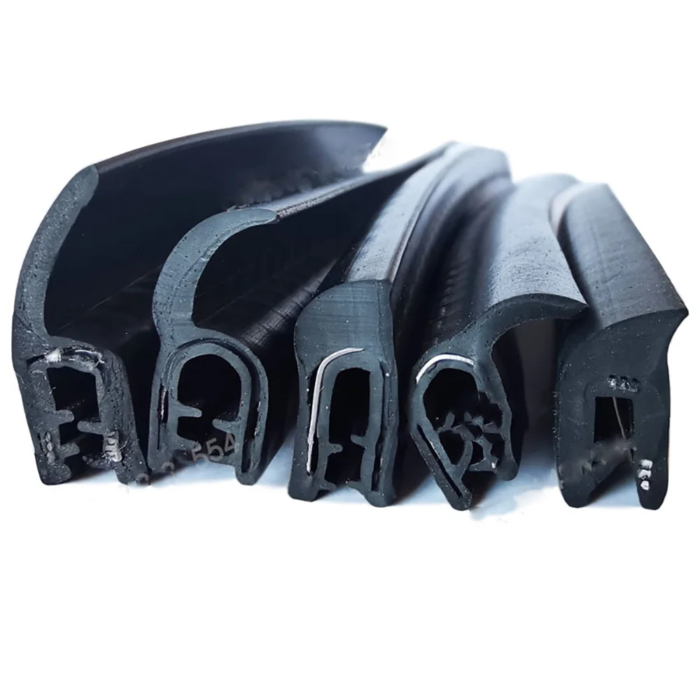 h U Shape General Edge Guards Sealing Strip No-Paste Door Anti-Collision Strip Rubber Corner Shape Edge Banding Strip Keel Strip