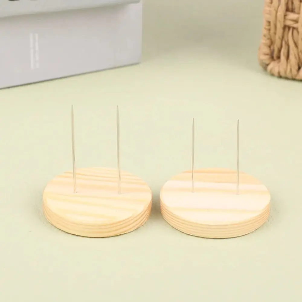 

Handicraft Wooden Crochet Doll Base Display Support Round Display Rack Show Holder Stand Display Base Doll Display