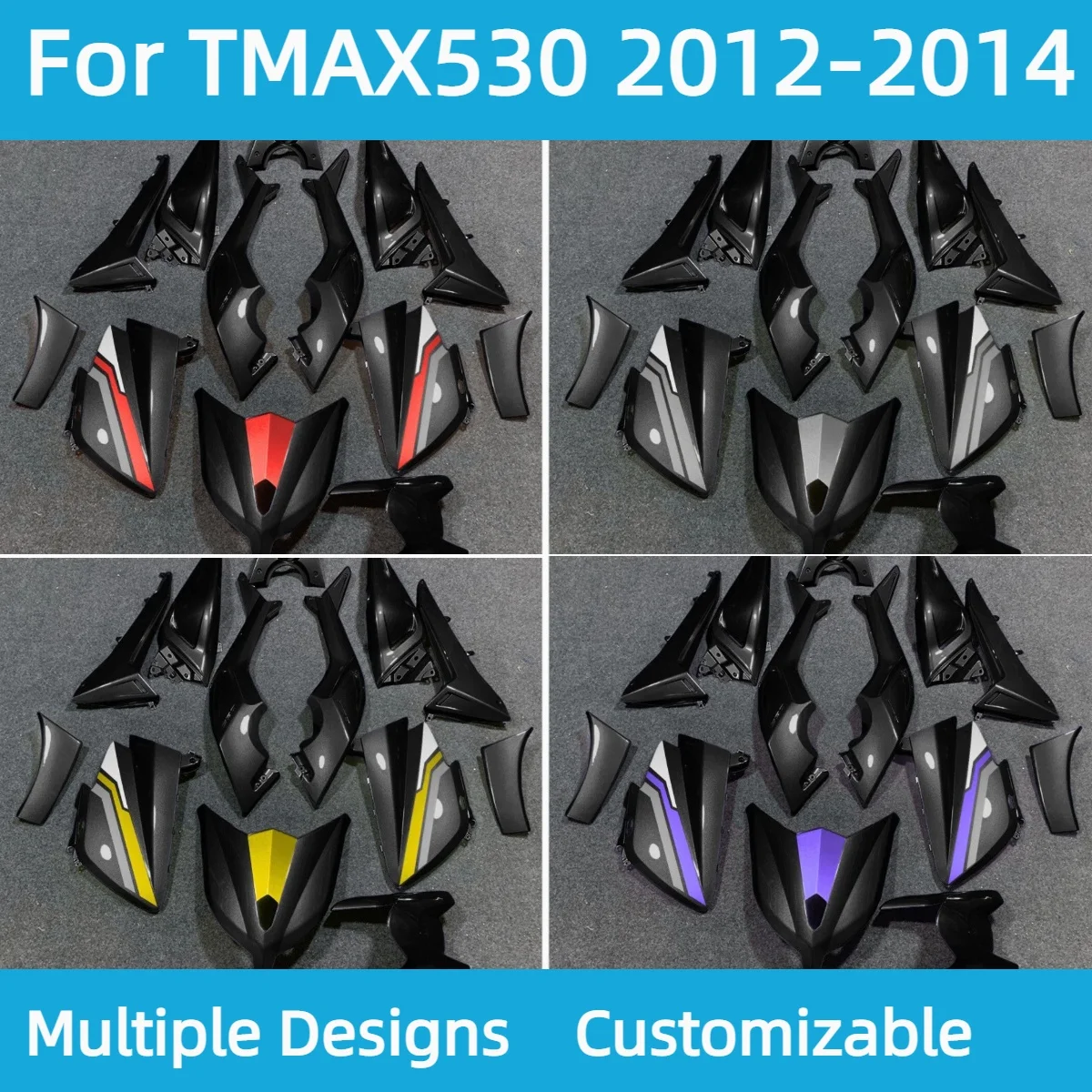 

For YAMAHA T-AMX530 2012 2013 2014 Motorcycle Fairings TMAX530 TMAX 530 Aftermarket Bodywork Fairing Kit