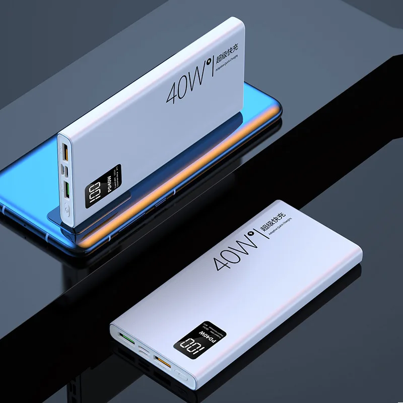 NONE 20000mah Power Bank 40w supers chn elles Laden für iPhone 15 14 Huawei P50 Xiaomi Samsung PD 40W externes Ladegerät Power bank 3