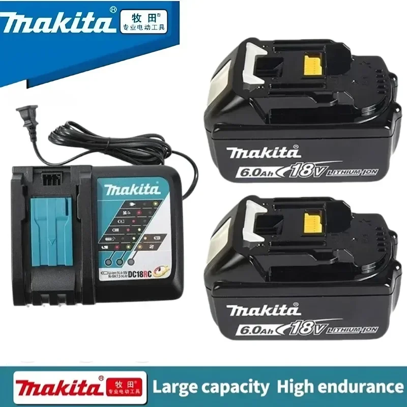 DHL Ship Makita Rechargeable Power Tool Battery, Replaceable LED Lithium-ion, 6.0 Ah 18V LXT BL1860B BL1860BL1850 BL1830