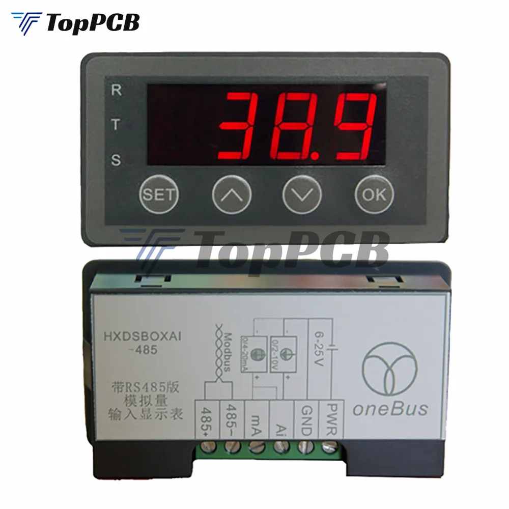 Digital display meter 0-10V 0-20mA 2-10V 4-20mA analog input display table Digital display head