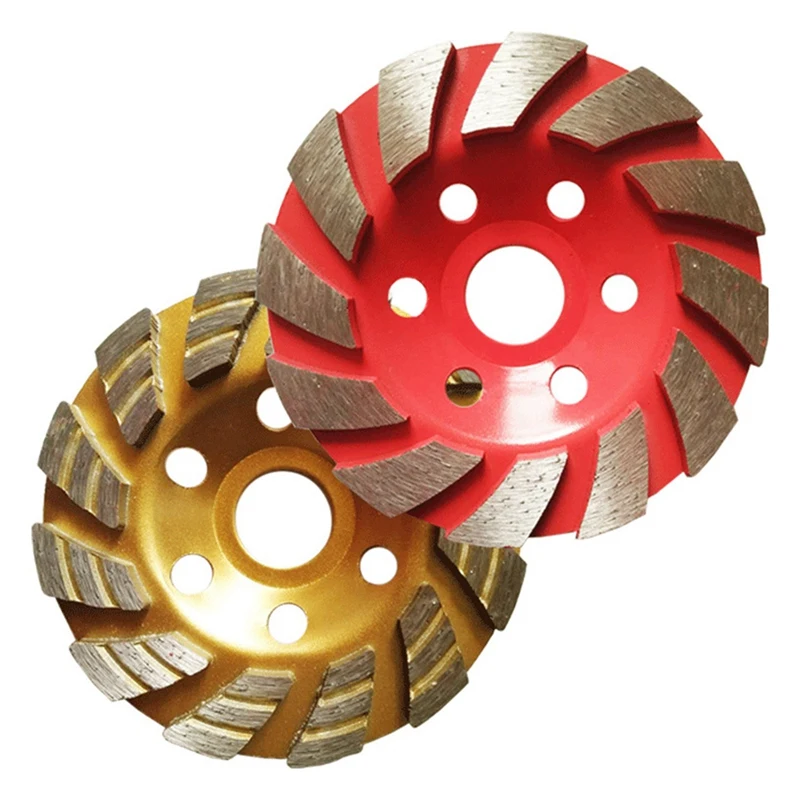 

2 Piece Diamond Angle Grinder Grinding Disc Steel 100Mm Cement Stone Concrete Bowl Grinding Disc Cutting Tool