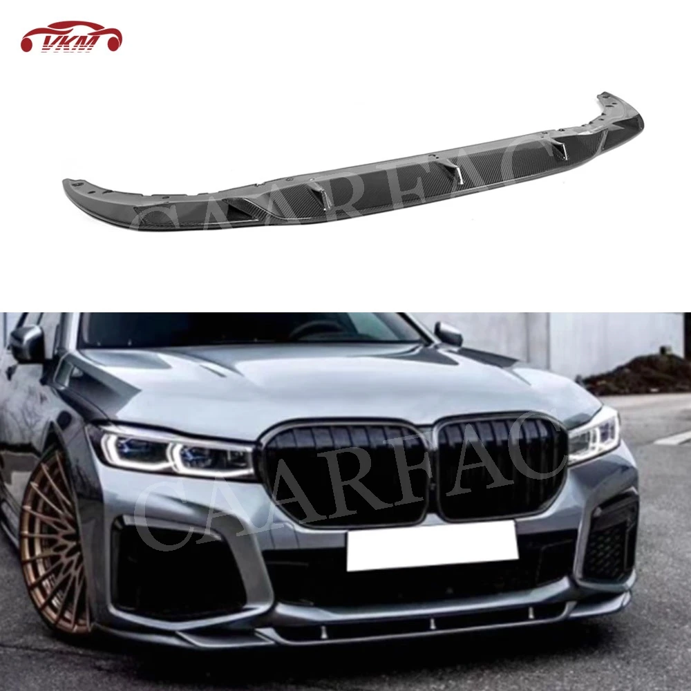 

Carbon Fiber Front Bumper Lip Extensions Car Decoration for BMW 7 Series G11 G12 730 740 750 760 M-Tech Sport 2019-2022