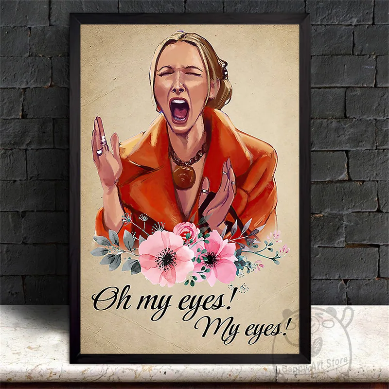 Oh My Eyes Poster Phoebe Buffay Friends TV Show Wall Art Pictures HD Print Canvas Paintings Living Room Salon Home Decor Cuadros