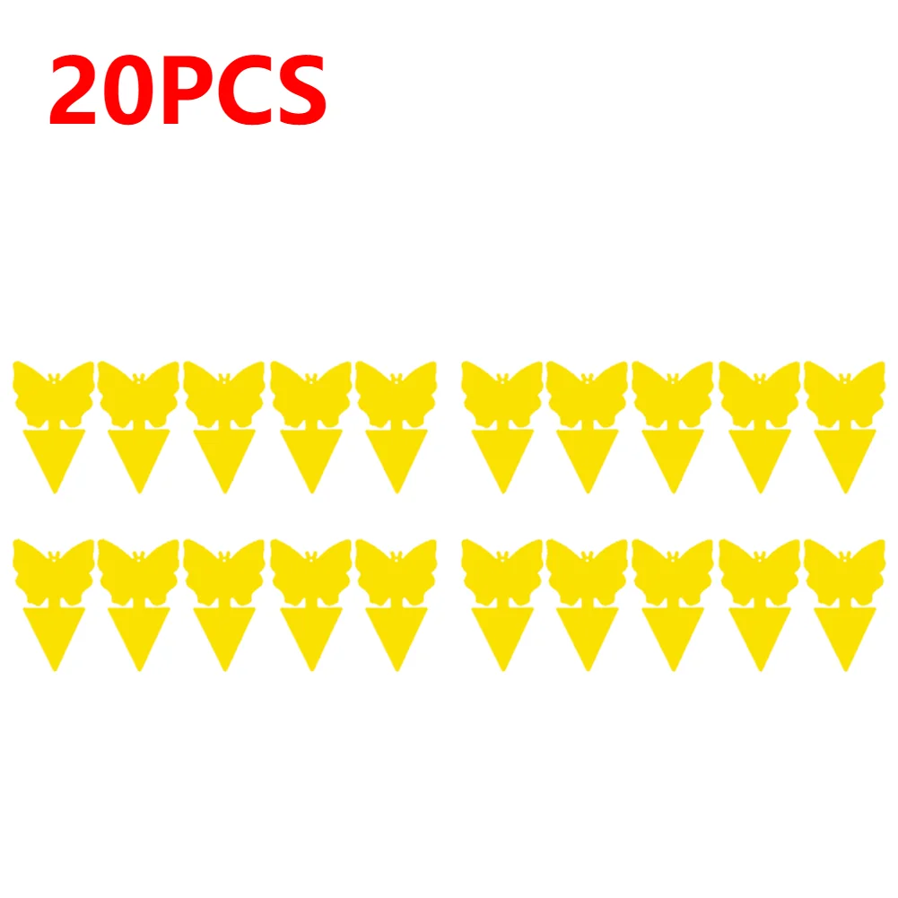 10-40 Stuks Vangplaten Fruit Fly Trap Geel Sticky Bug Trap voor Binnen Buiten Gebruik Insect Ongediertebestrijding tuin Sterke Lijm Plant