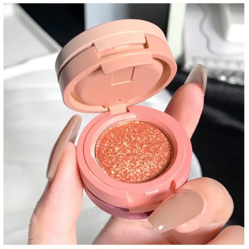 HERORANGE driekleurige oogschaduw, mat Creëer meerlaagse oogmake-up, contour- en blushpalet Langdurig