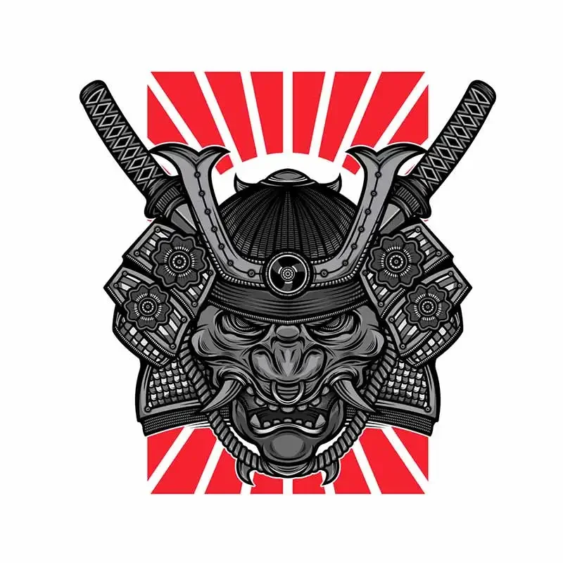 New design for Samurai Monster scratch decorative car stickers car parts decal diesel sticker waterproof JDM van decal, 13cm