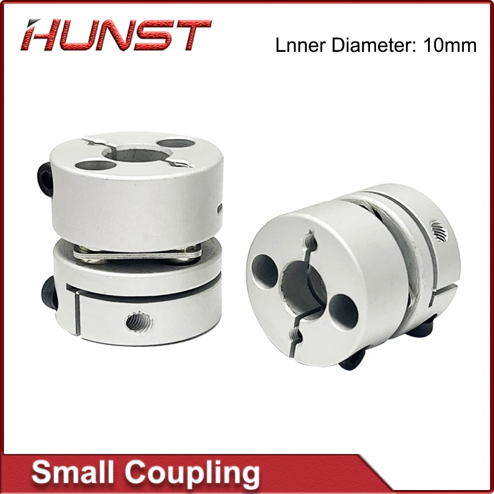 HUNST Single Diaphragm Shaft Coupling Disc Type Electric Coupler Aperture 10mm Diameter 26x26mm Suitable For Screw Stepper Motor