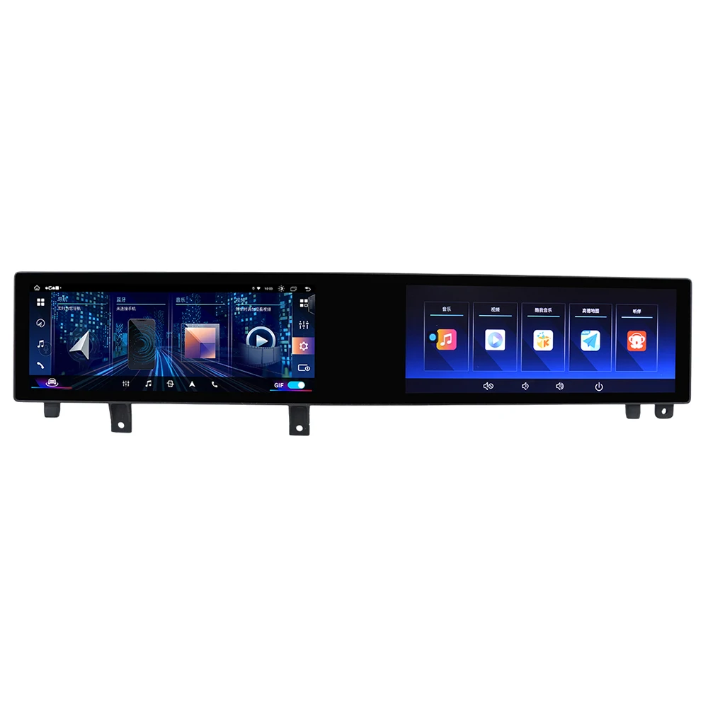 Car Monitor Wireless 21 Inch Android Car Dual Screen GPS Navigation WIFI bmw X5 F15 Carplay for BMW X5 F15 2014-2018