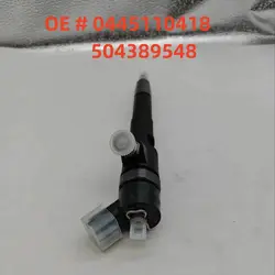 High quality New 0445110418 504389548  Diesel Fuel Injector for Fiat Ducato Iveco Daily Citroen Peugeot 2.3D