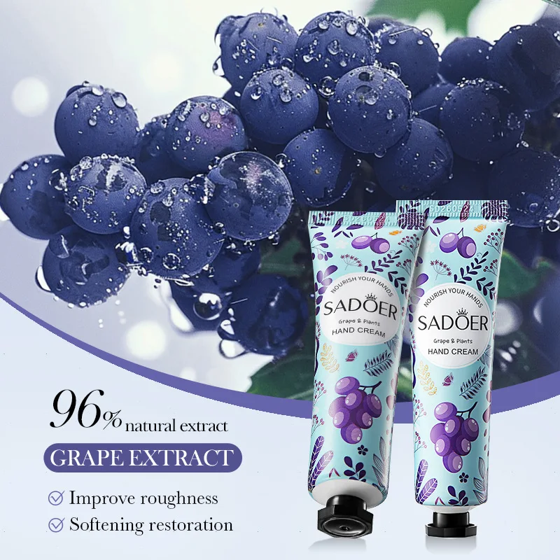 Grape anti cracking moisturizing hand cream nourishing hand cream beauty hand product