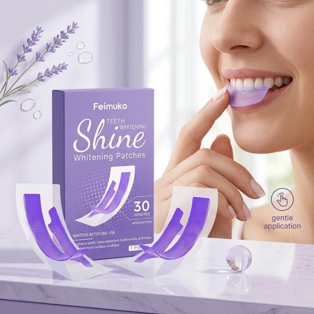 Feimuko Purple Teeth Whitening - Teeth Whitening Strips Crest ulasan dan harga