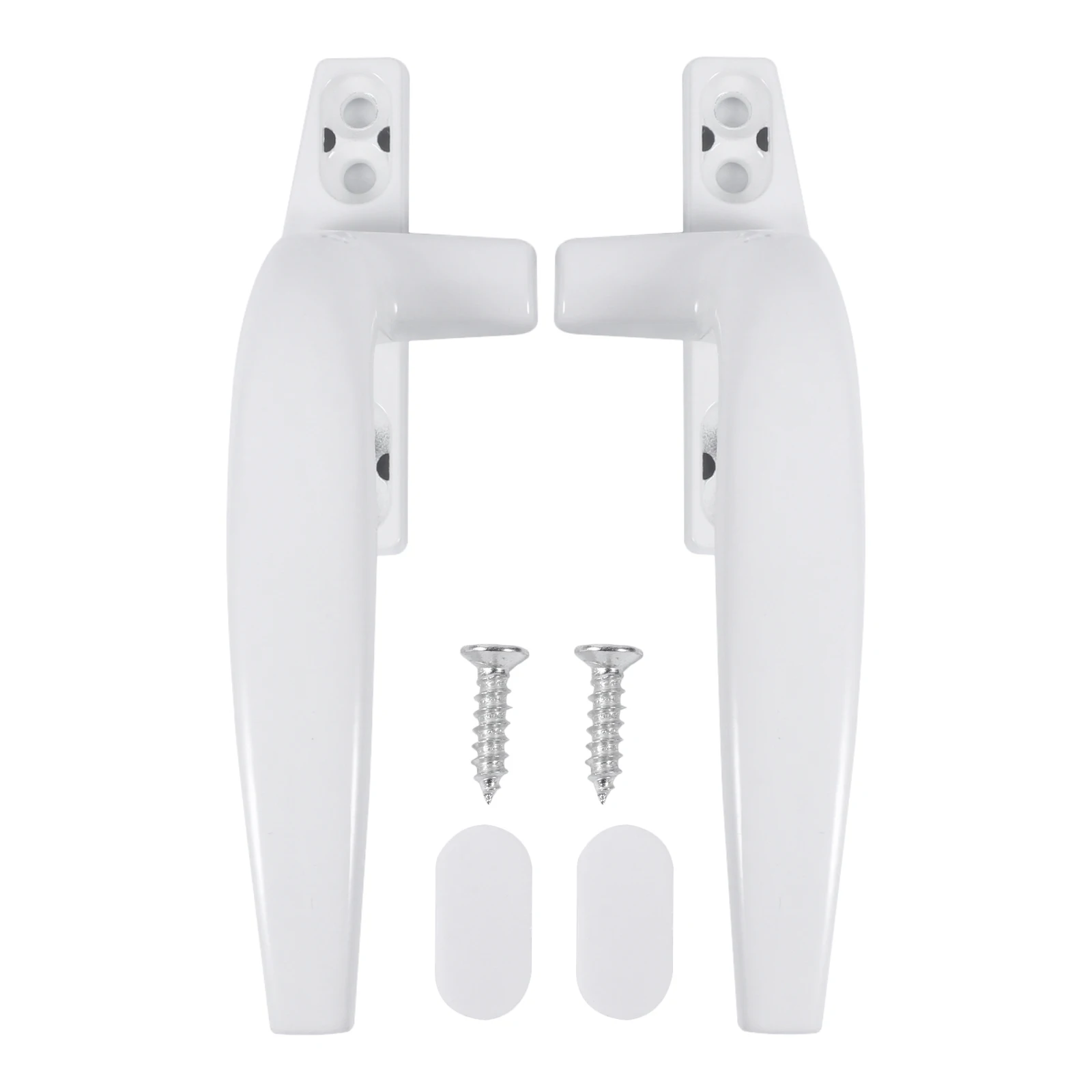 

2pcs Window Handle Casement Pull Opener White Aluminum Alloy Modern Replacement Hardware for Doors Gate Handle