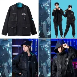 Kawaii Hatsune Miku Interchange Jacket Anime Cute Cartoon Hooded Coat Warm Comfortable Breathable Casual Versatile Couple Outfit