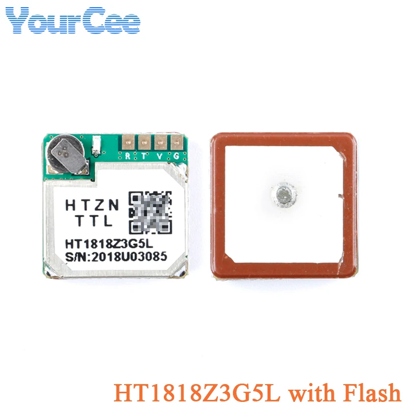 2pcs/1pc HT1818Z3G5L With Flash AT6558R GPS+BDS Beidou Position Module Satellite Timing Navigation for Car Monitoring
