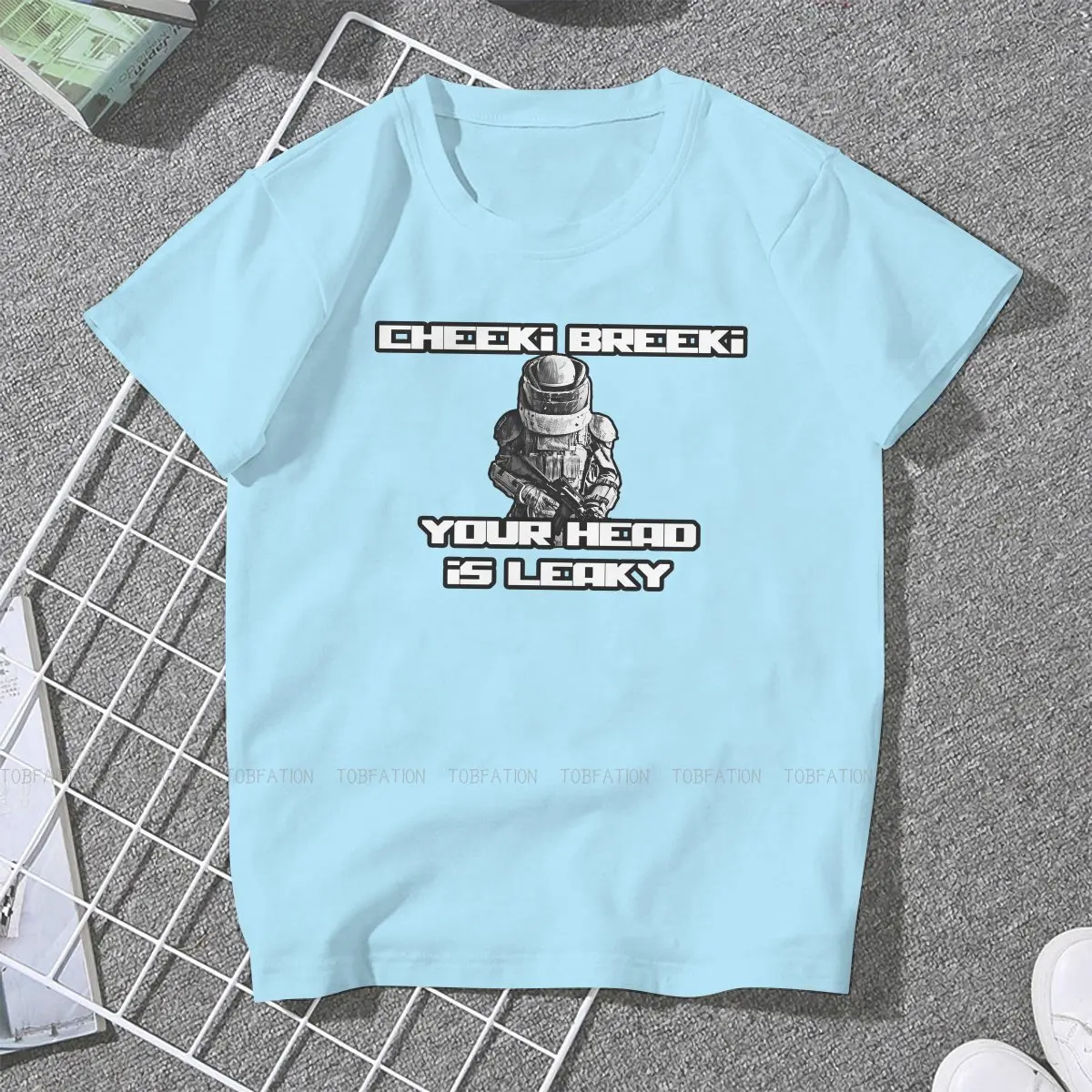 Escape from Tarkov FPS RPG MMO Game 100% Cotton TShirts Cheeki Breeki Leaky Homme T Shirt Funny Clothing