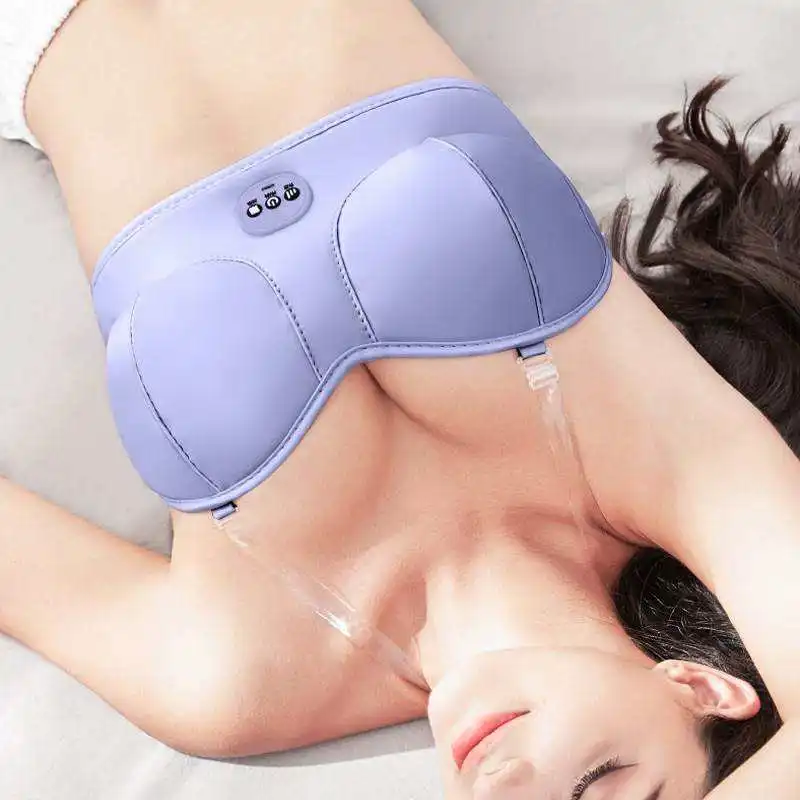 Wireless Rechargeable Breast Massager USB Portable Home Breast Care Beauty Tool