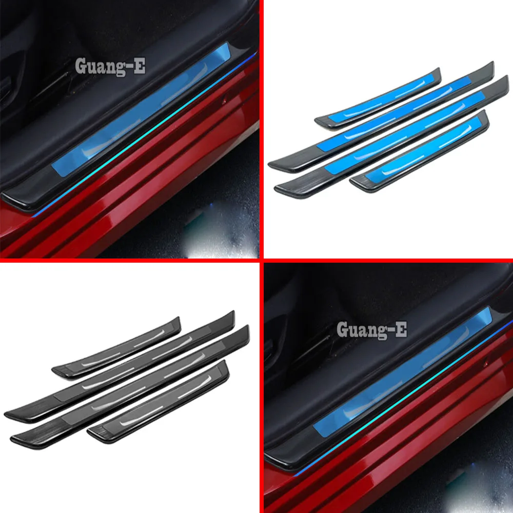 

Для Toyota Avalon XX50 2018 2019 2020 2021 2022 2023, наклейка на педаль, накладка на порог, рамка, внешний внешний порог