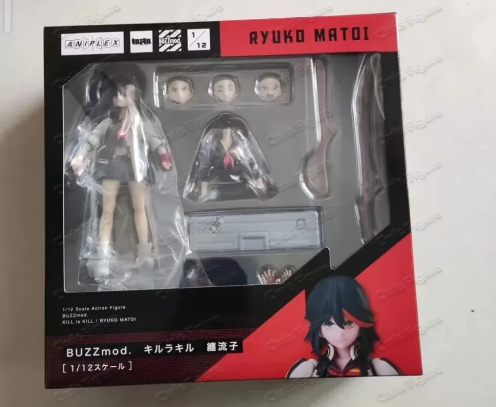 In Stock BVZZmod. Kill La Kill Ryuko Matoi Action Figure - 1/12 Scale 14cm PVC ABS POM Action Doll Collectible ANIPLEX+ ZERO