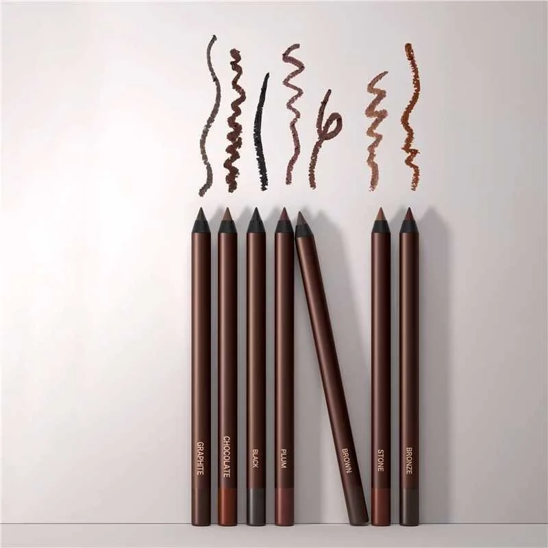 1PC Waterproof Black Eyeliner Pencils Gel Pen Long-Wearing Natural Smudge Proof Non Fading Silky and Smooth Eye Beauty Makeup