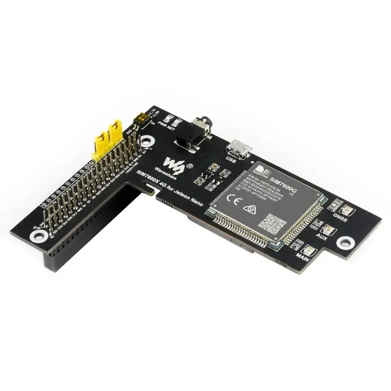 

Waveshare SIM7600G-H 4G 3G 2G GNSS Module Expansion Board LTE CAT4 Global Applicable for Jetson Nano