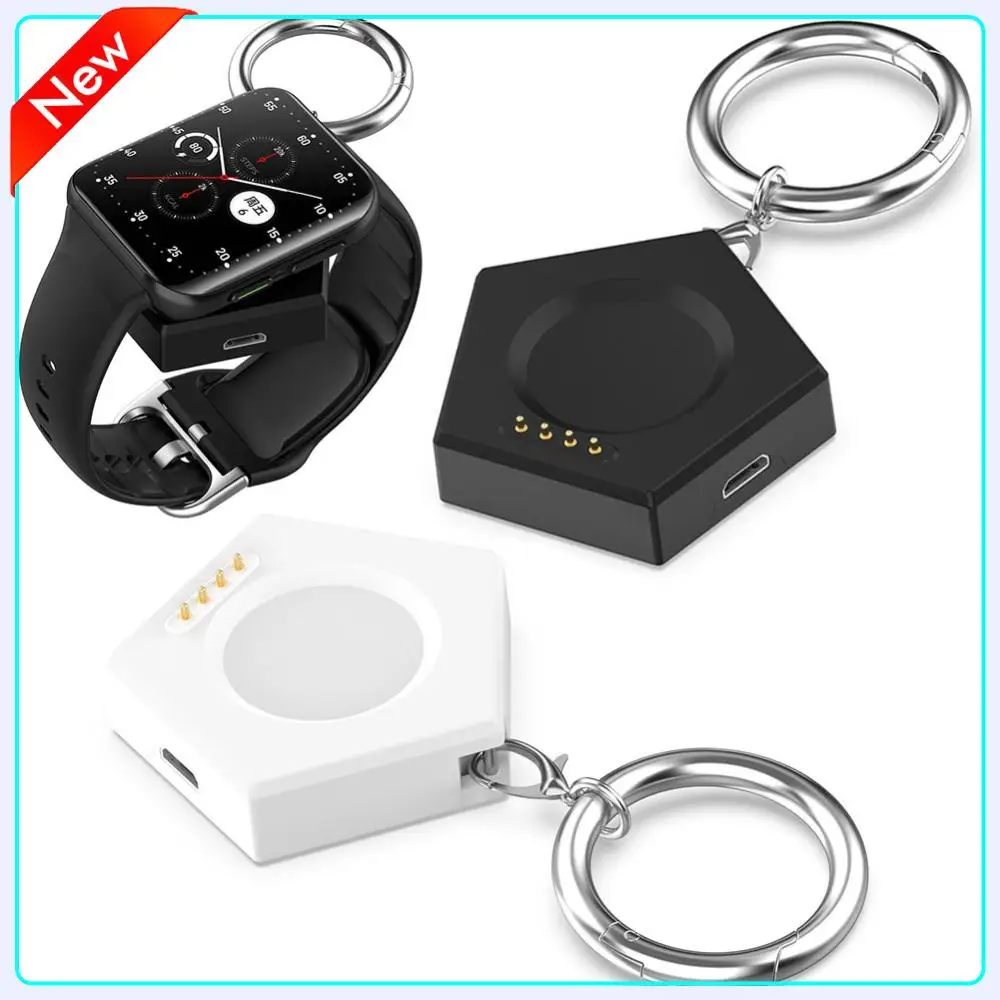 

Магнитное портативное зарядное устройство, кабель-адаптер с брелком Type-C/Micro Port для Oneplus Watch2 для часов OPPO