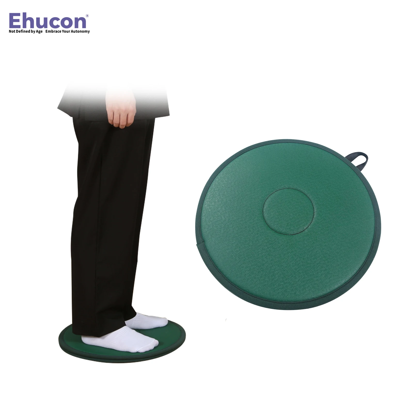 

Ehucon Pivot Disc Patient Turning Devices Swivel Cushion 360 Degree Dia 15.7" Sliding Board for Elderly,Disabled, Pregnant Woman