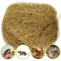 100g Bird Nesting Material Multipurpose Natural Coconut Fiber Nest Making Supply For Birds Hen Small Animal Nest Making Stuff