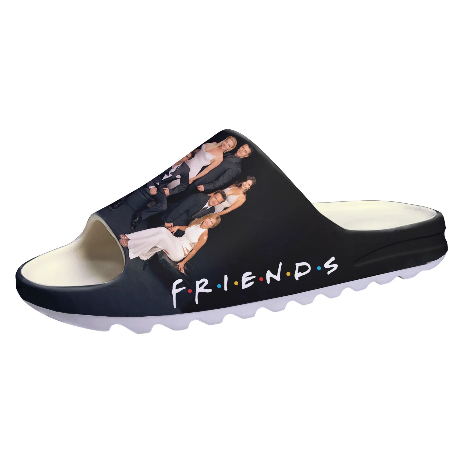 

Friends TV Show Central Perk Coffee Soft Sole Sllipers Home Clogs Customized Step On Water Shoes Mens Womens Teenager Sandals