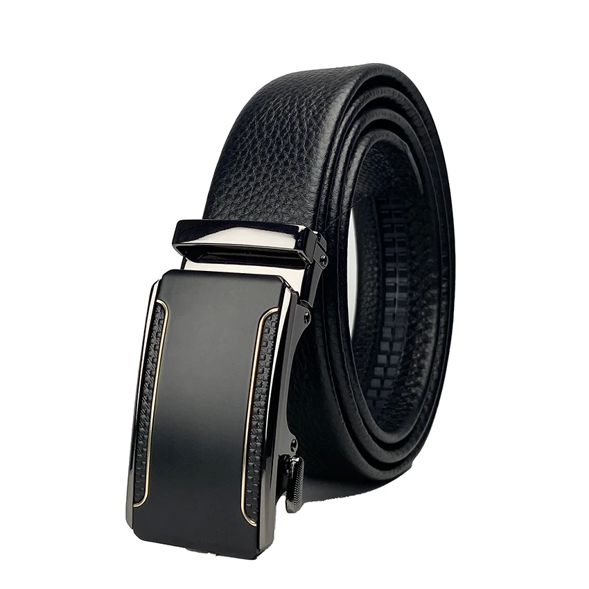 luxury brands Jeans automatic buckle fake leather belts for men's formal wear business gift Waistband male  exact replicas suit