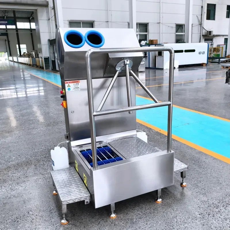 Zhongnuo Automatic High Pressure Cold Water Shoe Washing Machine for Food/Beverage/Electronic Industries Sanitizing