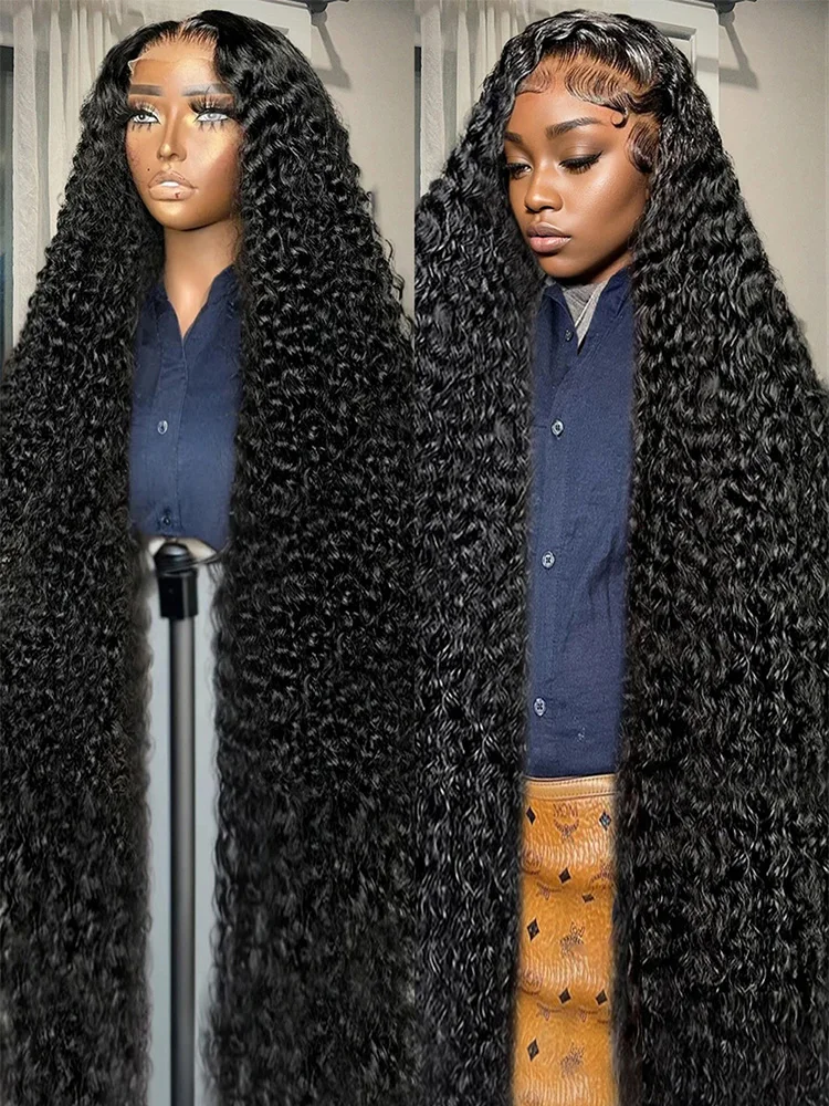 

Valuri 250 Density 13x6 Hd Lace Front Wig Deep Wave 30 40 Inch Human Hair Water Wave Curly 13x4 Lace Front Wig For Women
