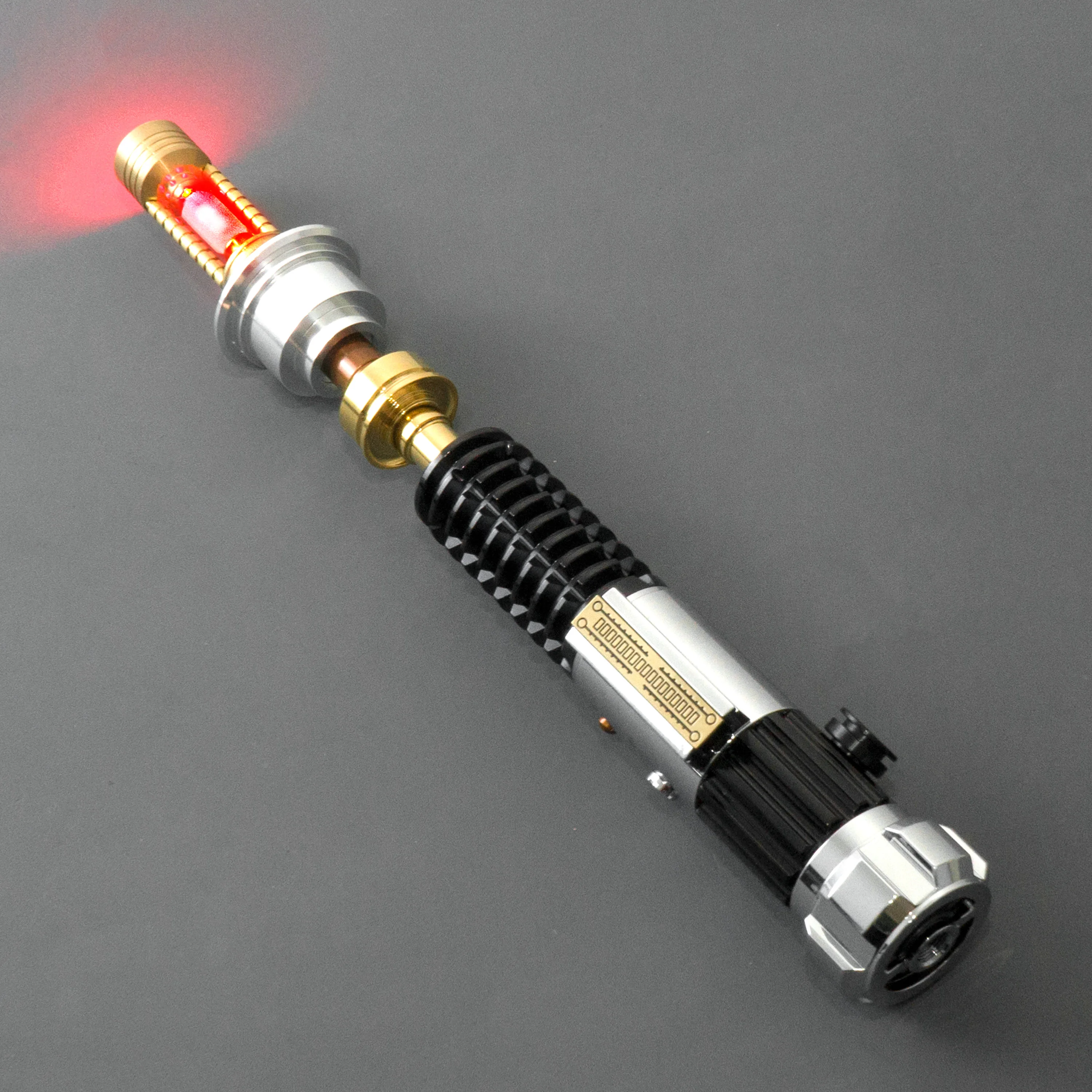 كريستال دوار Lightsaber تصميم كريستال معدني مادة نحاسية