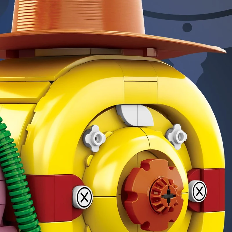 Kreatywny Ekspert Ślimak Owad Klocki Konstrukcyjne Zestawy Montażowe Transponder Model z Klocków Zabawki Dla Dorosłych Dzieci Fanów Kreskówek Prezenty 573 Elementy