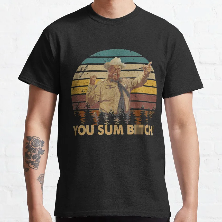 

retro you sum 0313 Retro movie Gift t shirt Dukes Of Hazzard Cast Graphic clothes All size Tops 100% cotton print tee S-6XL