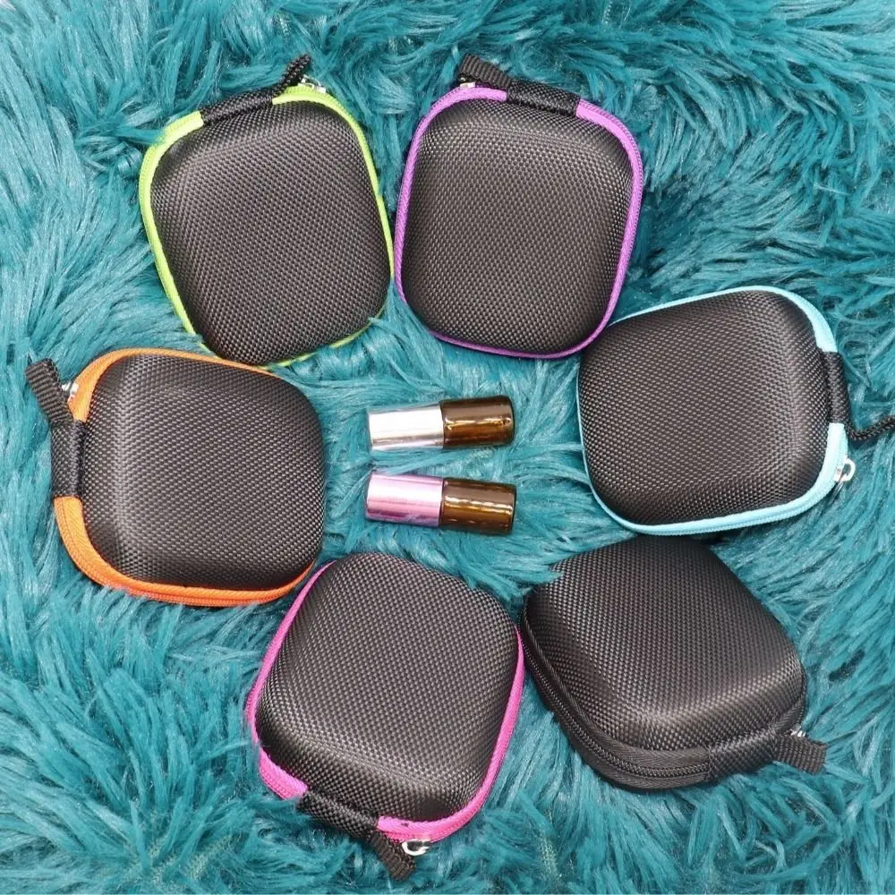 1-5 ML Bottles Essential Oil Storage Box Mini Hard Shell Insulin Carrying Case Shockproof Moisture-proof