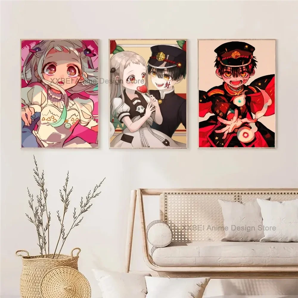 1pc Toilet-bound Hanako-kun Anime Poster Decorative Painting Bedroom Bedside Wall Sticker Living Room Cafe Modern Interior Mural