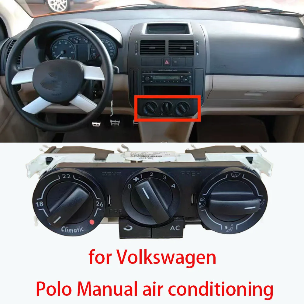 

Панель управления климат-контролем (кондиционер/отопитель) LINGJIE для Volkswagen Polo с механическим управлением